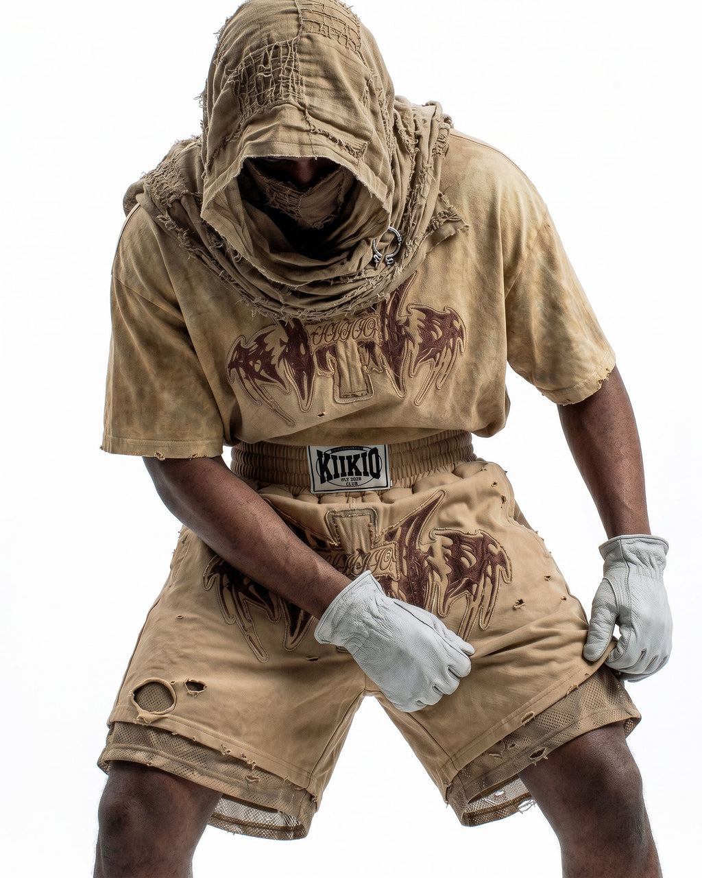 BARREN Series | Apocalyptic Pilgrimage Cross Layered Shorts