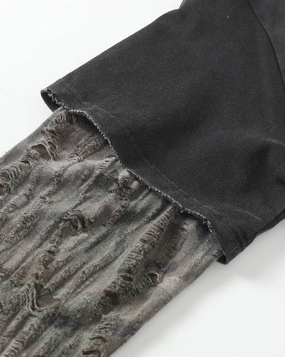 Inked Rebel Layered Tee – Street Art Meets Urban Warfare
