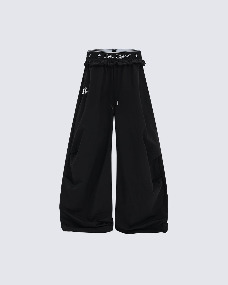 GRYFT Retro Cross-Waistband Parachute Pants