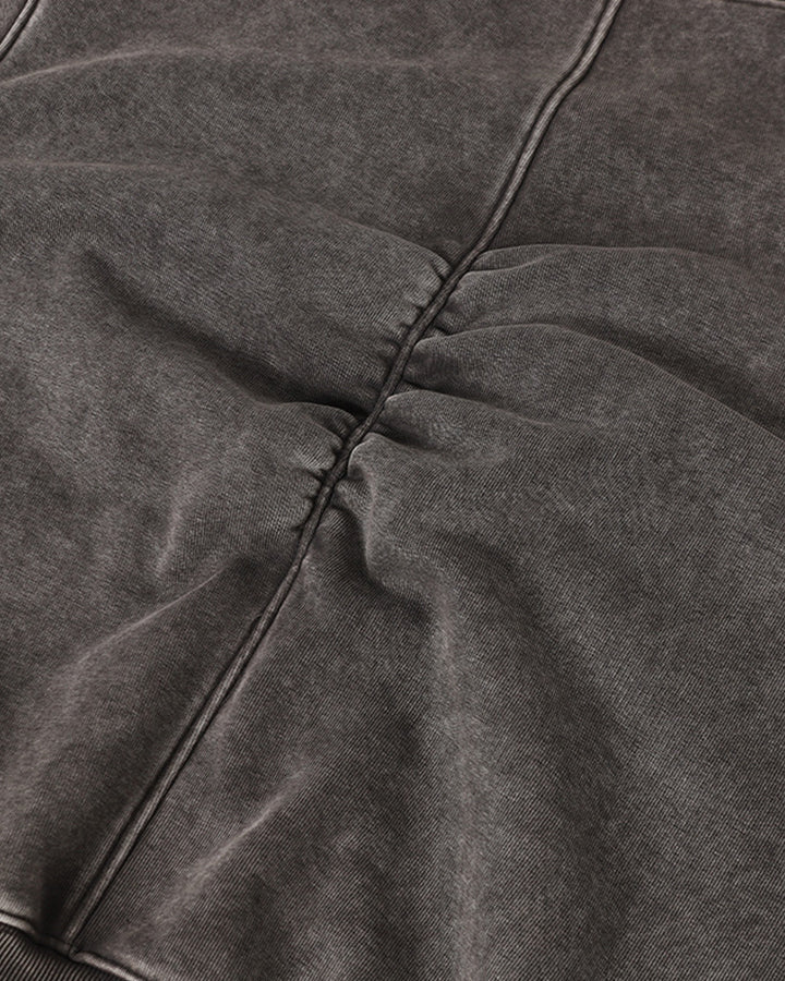GRYFT Washed Arc-Sleeve Hoodie