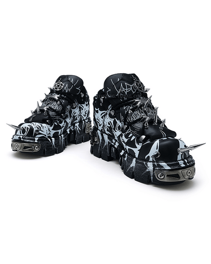 Cyberpunk Spike Armor Sneakers
