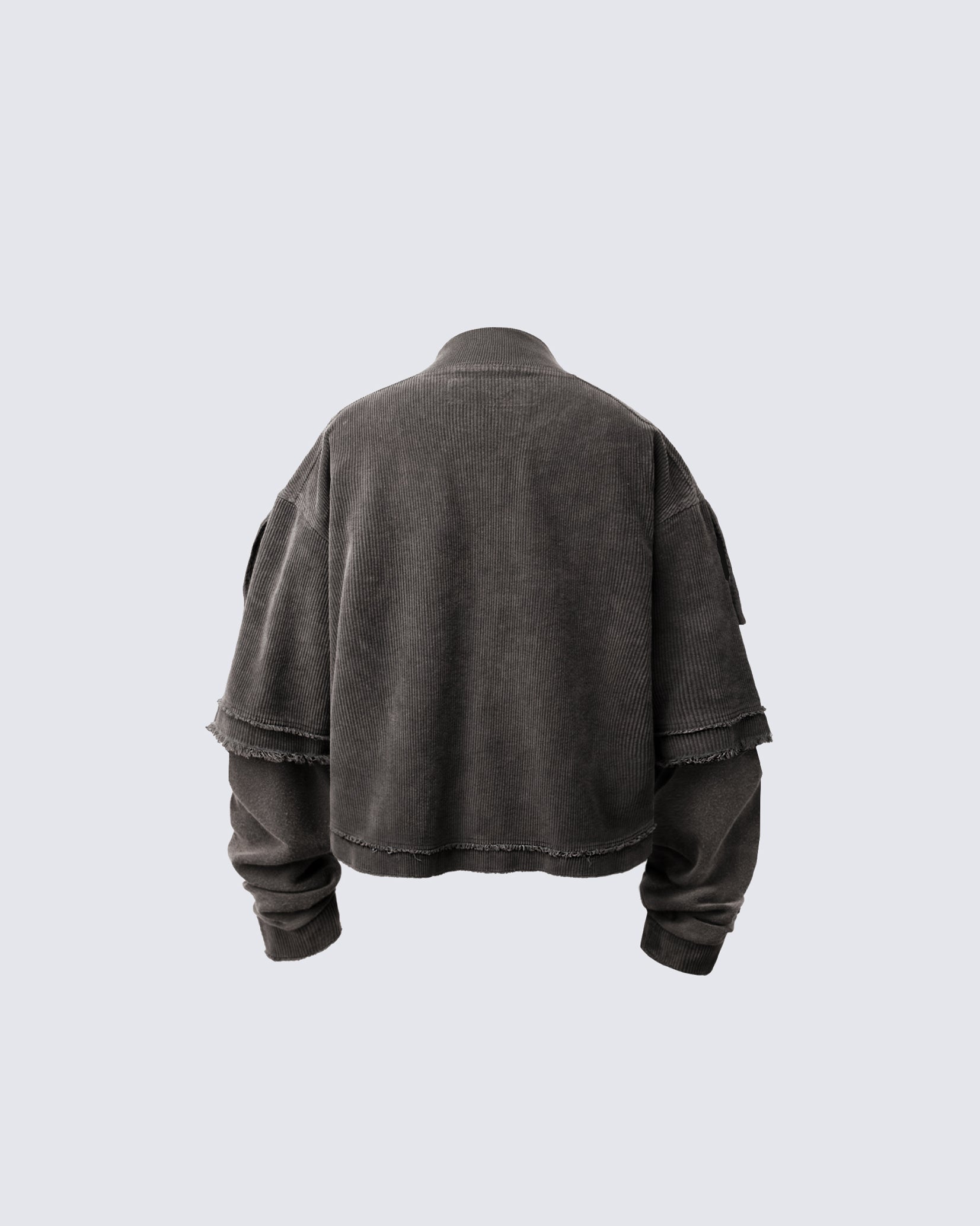 GRYFT Patchwork Distressed Sweatshirt