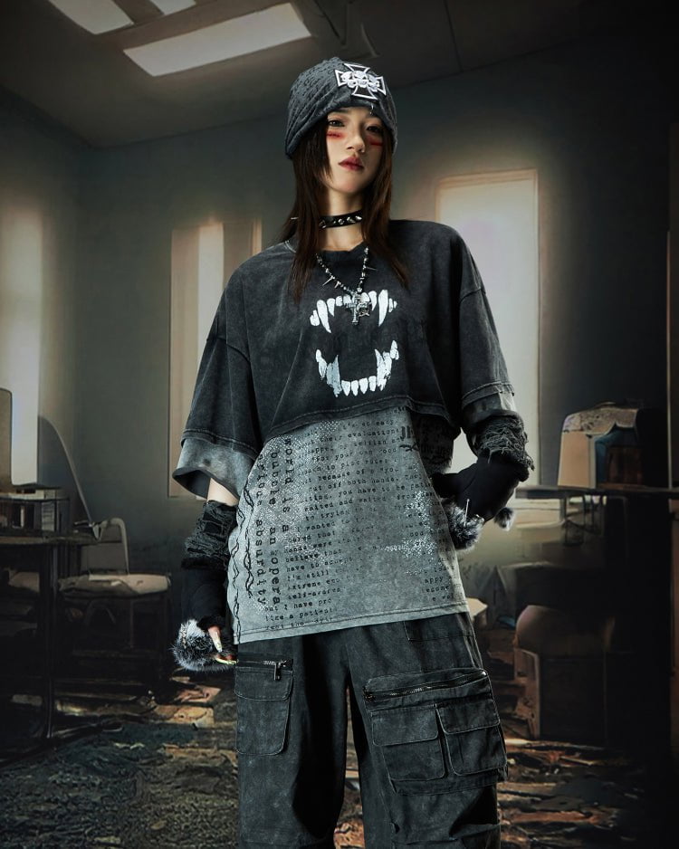 Layered Washed Graphic Tee