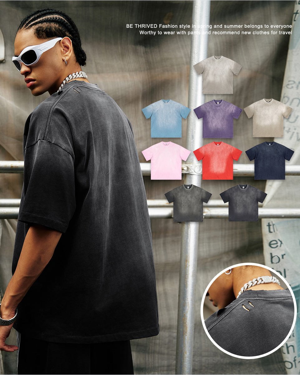 Oversized Minimalist Dyed T-Shirt