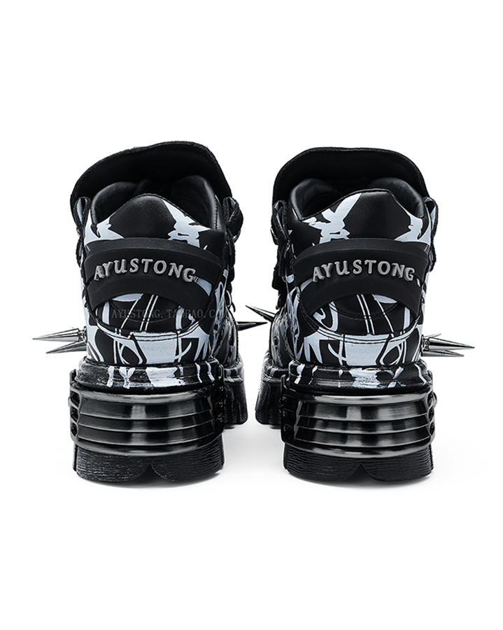 Cyberpunk Spike Armor Sneakers