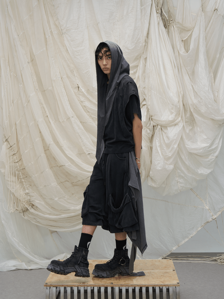 Detachable Flap Utility Sweatpants
