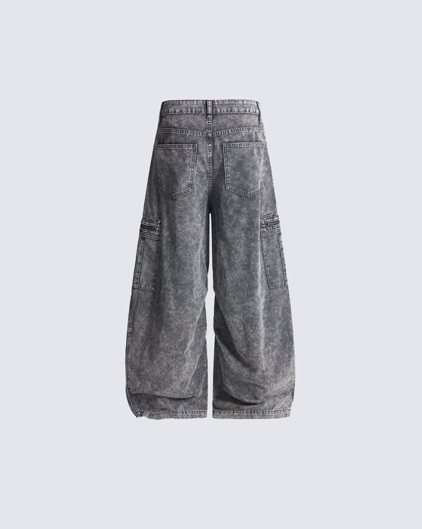American Street High-Street Curved Blade Casual Pants