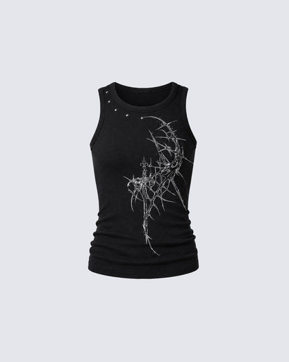 GRYFT Gothic Printed Vest