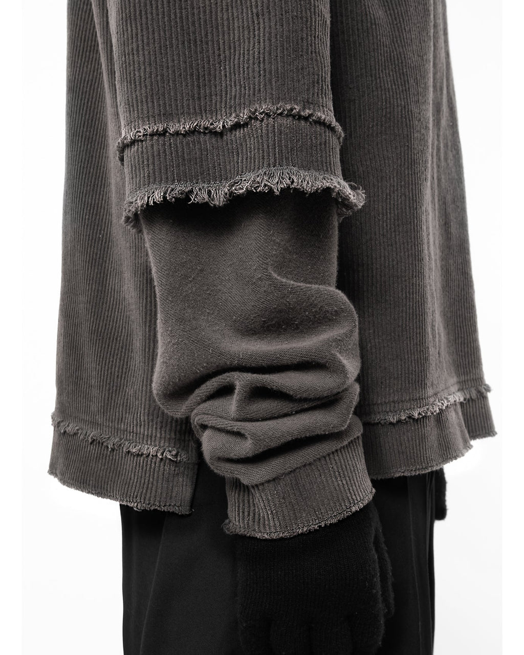 GRYFT Patchwork Distressed Sweatshirt