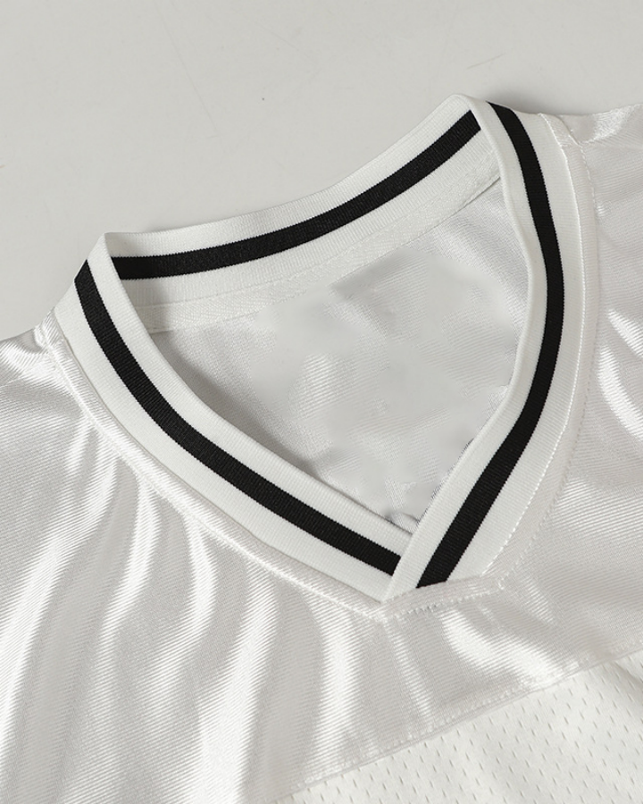 Gothic Number Mesh Jersey Tee
