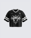 Gothic Graphic Cropped Street Jersey
