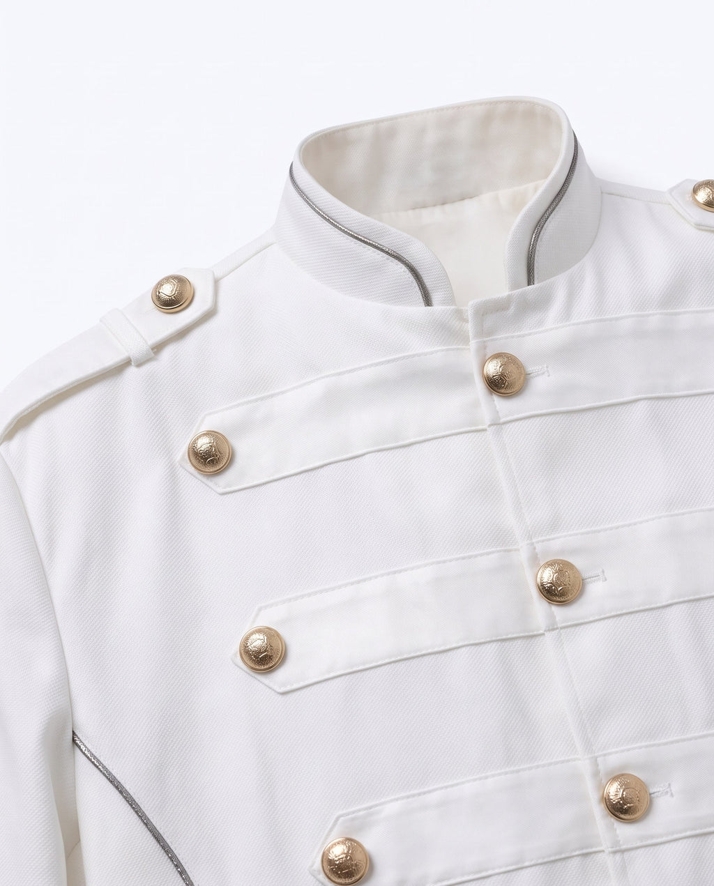 GRYFT Vintage Military Band Gold Button Jacket