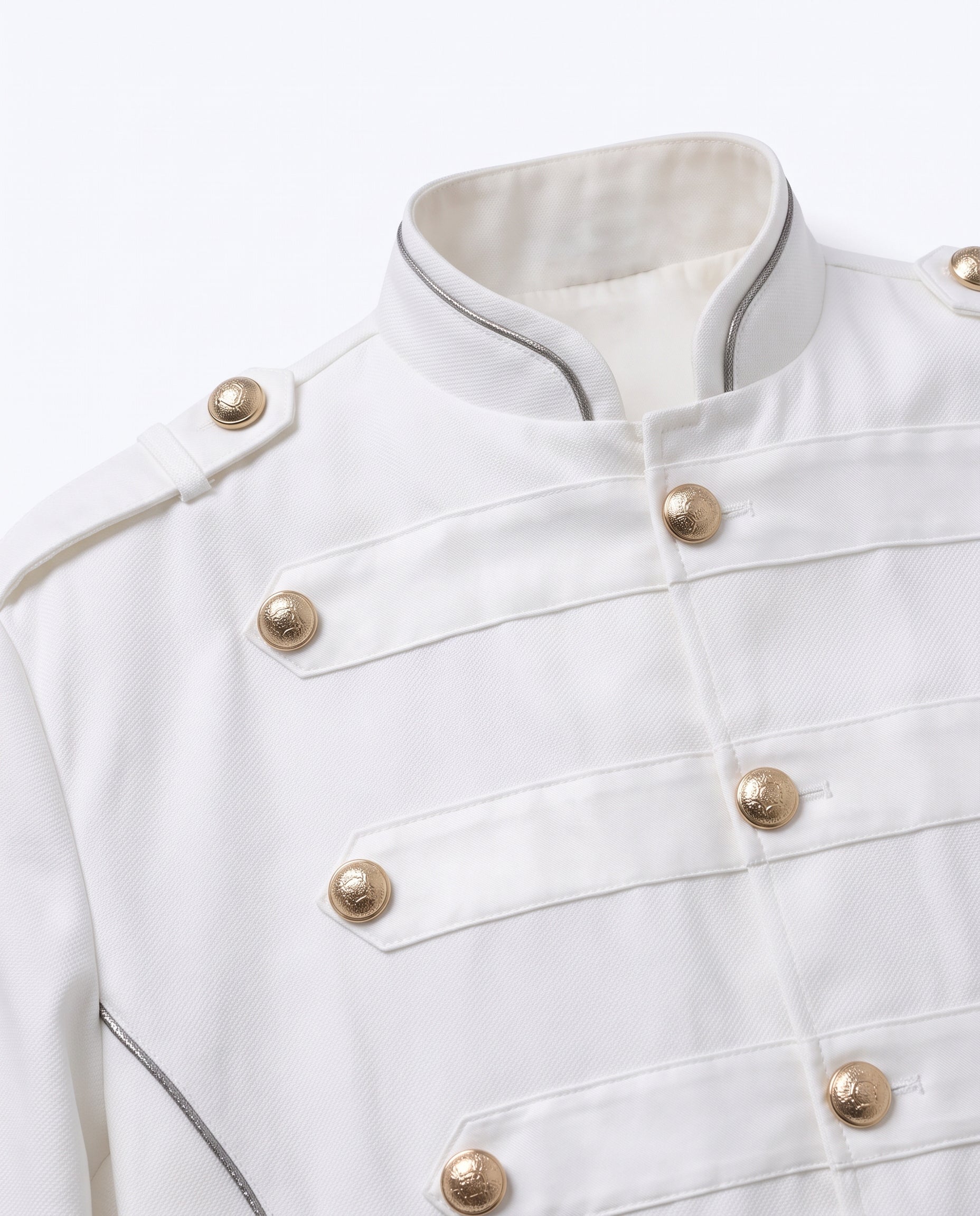 GRYFT Vintage Military Band Gold Button Jacket