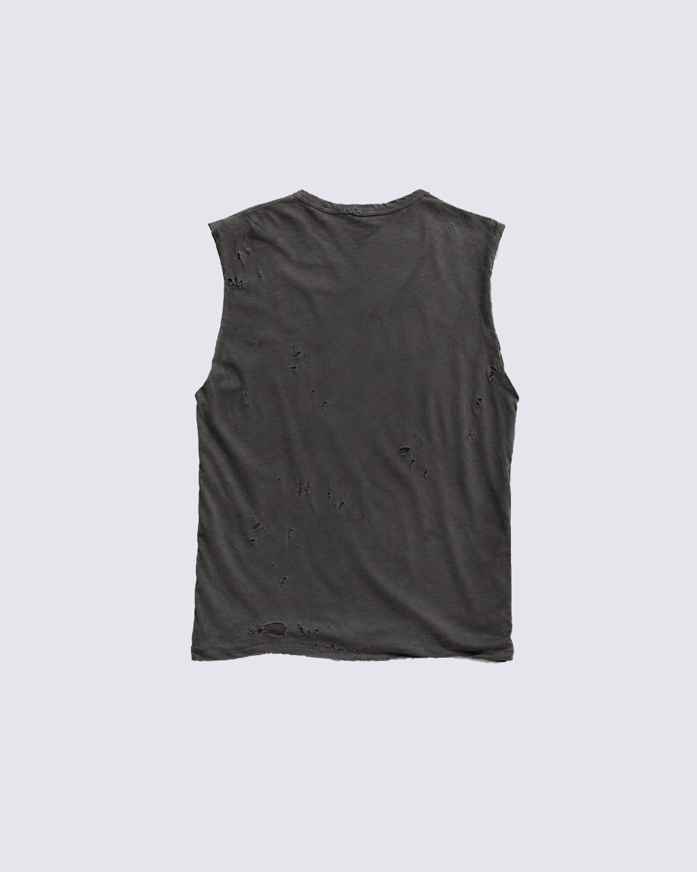 Distressed Skeletal Graphic Tank Top