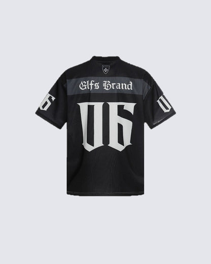 Gothic Angel Print Casual Retro Jersey Short Sleeve