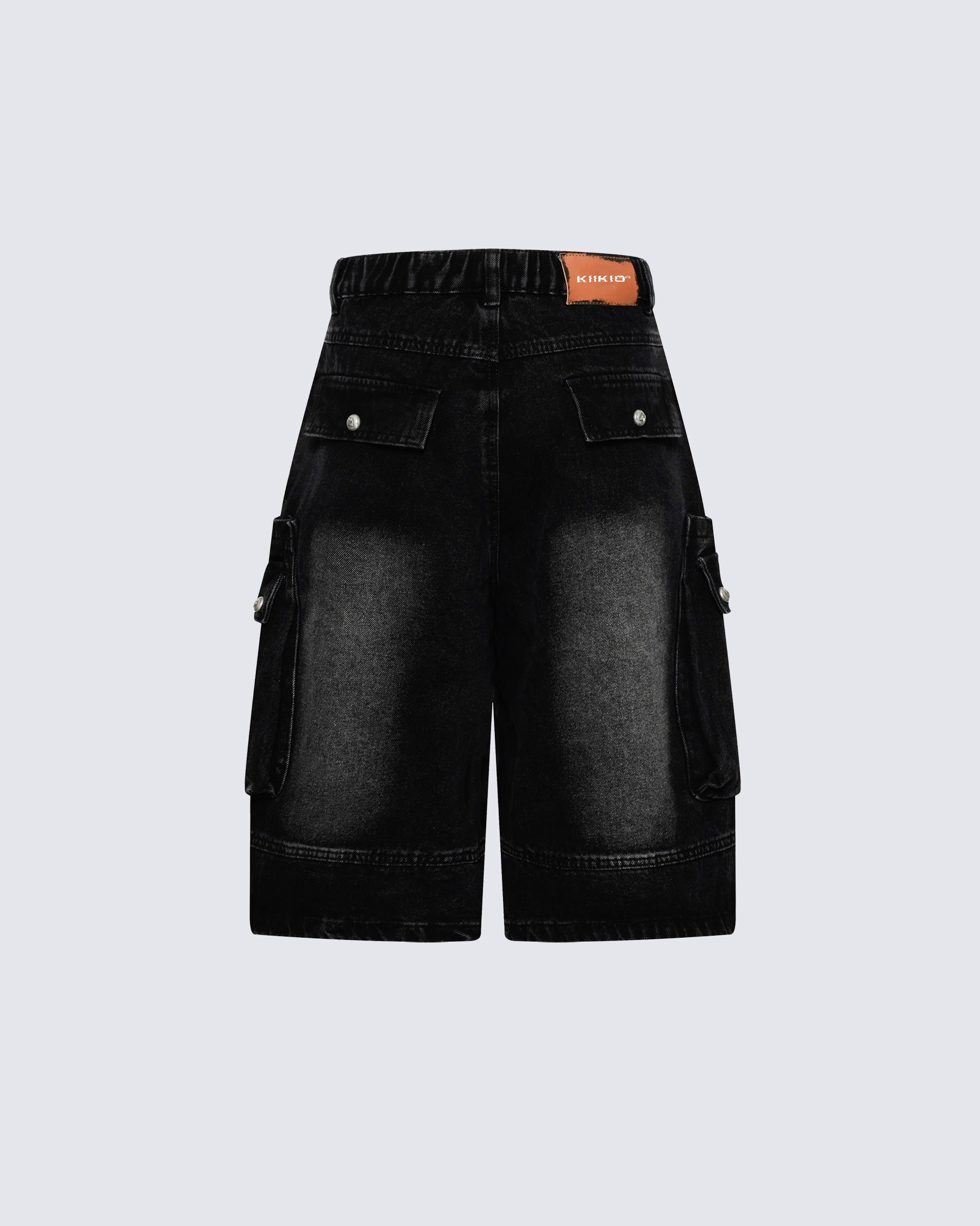 Vintage Washed Distressed Pocket Capri Pants