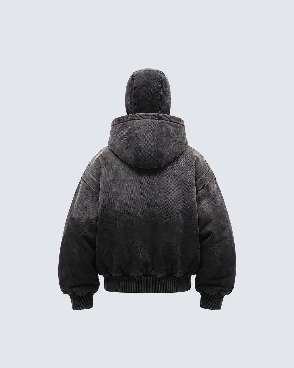 GRYFT Dark Gradient Washed Balaclava Hooded Sweatshirt