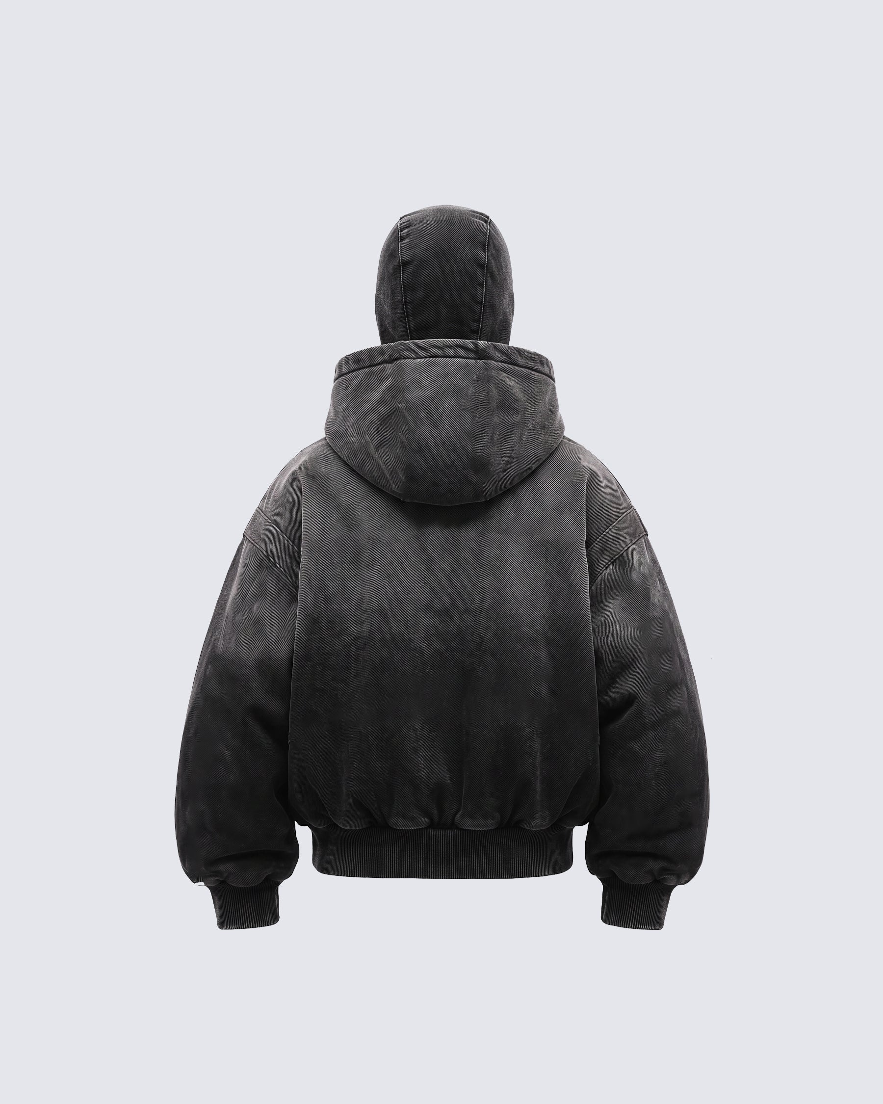 GRYFT Dark Gradient Washed Balaclava Hooded Sweatshirt