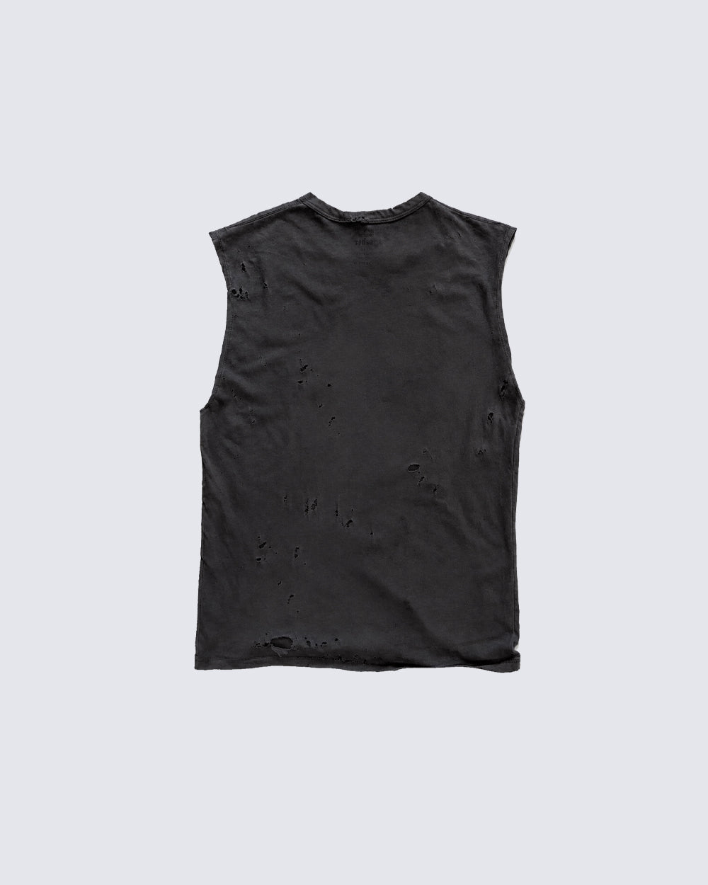 Distressed Skeletal Graphic Tank Top