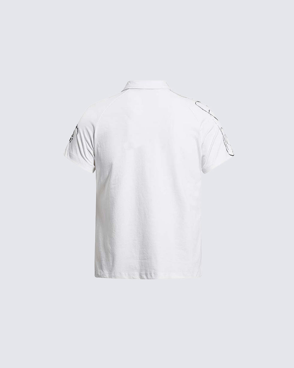 American Retro Art Print Polo Shirt
