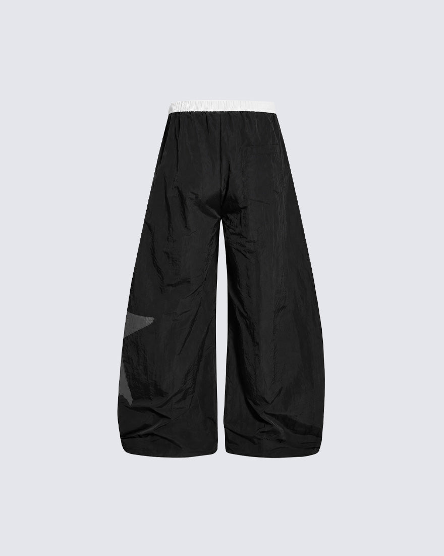 GRYFT Sport Graphic Wide-Leg Track Pants