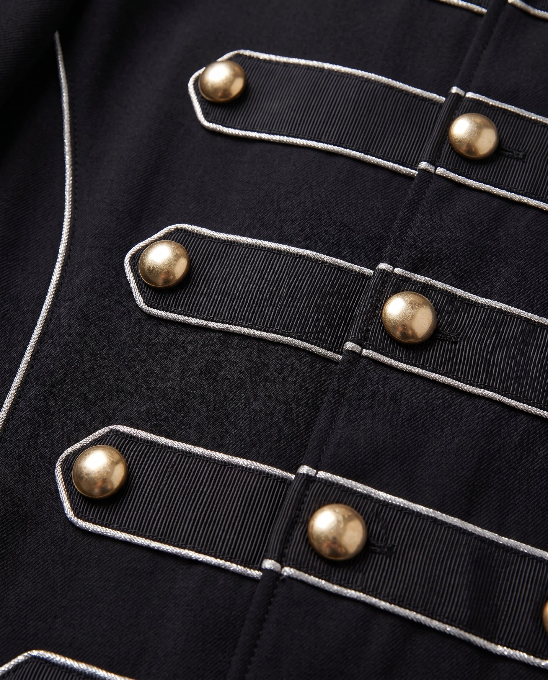GRYFT Vintage Military Band Gold Button Jacket