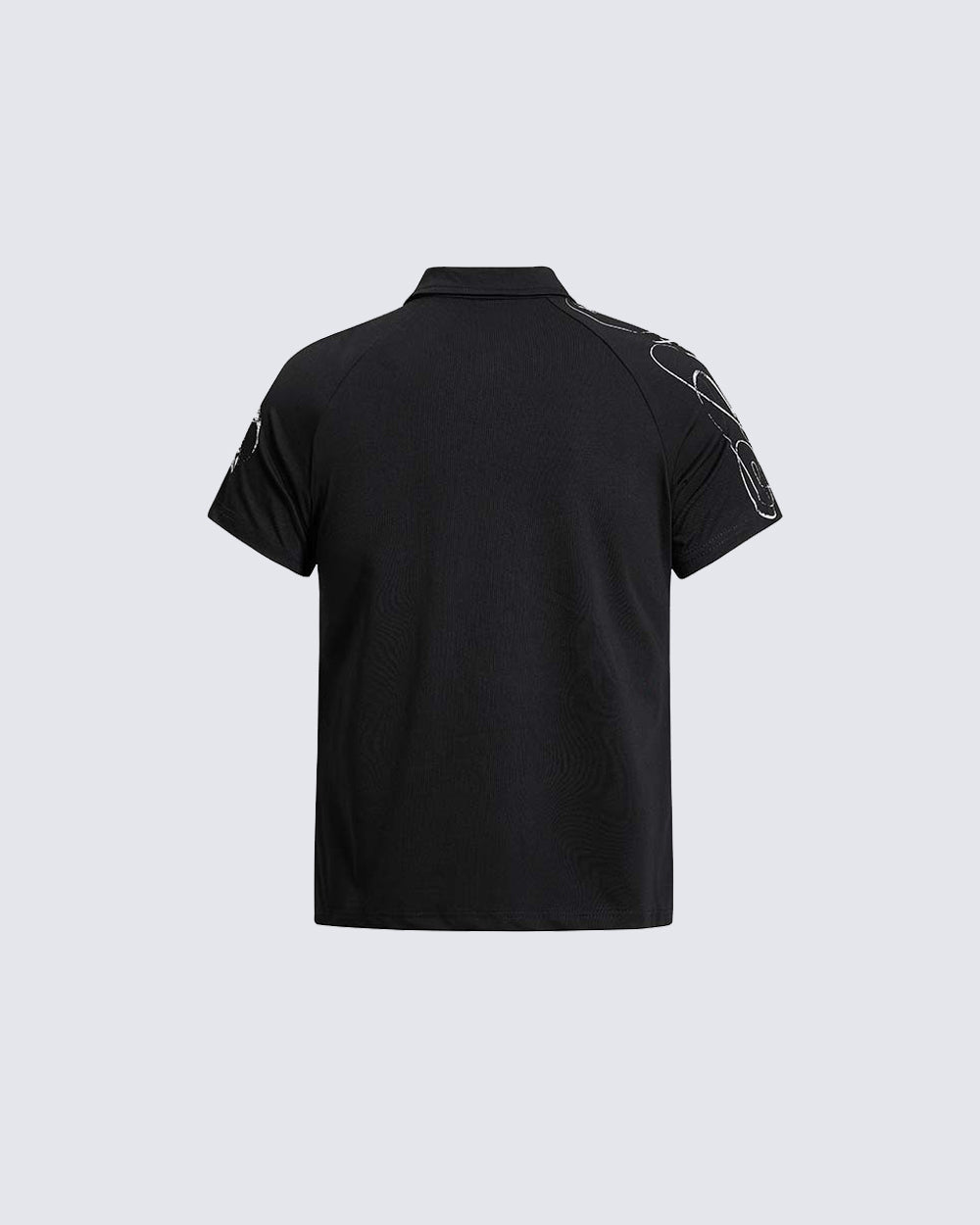 American Retro Art Print Polo Shirt