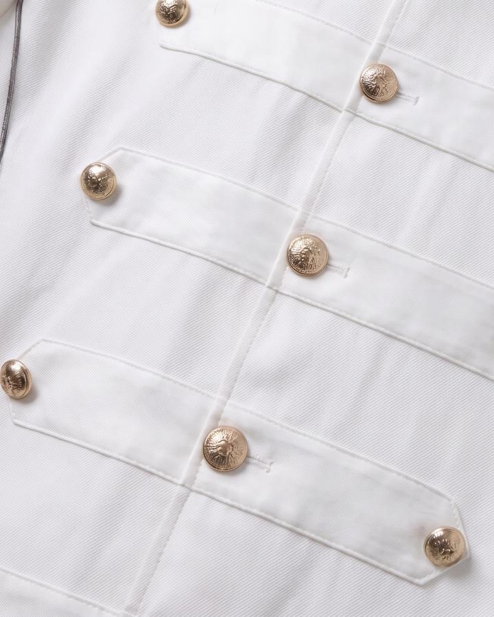 GRYFT Vintage Military Band Gold Button Jacket