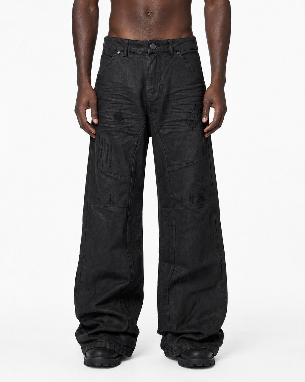 GRYFT Dark Minimalist Casual Jeans