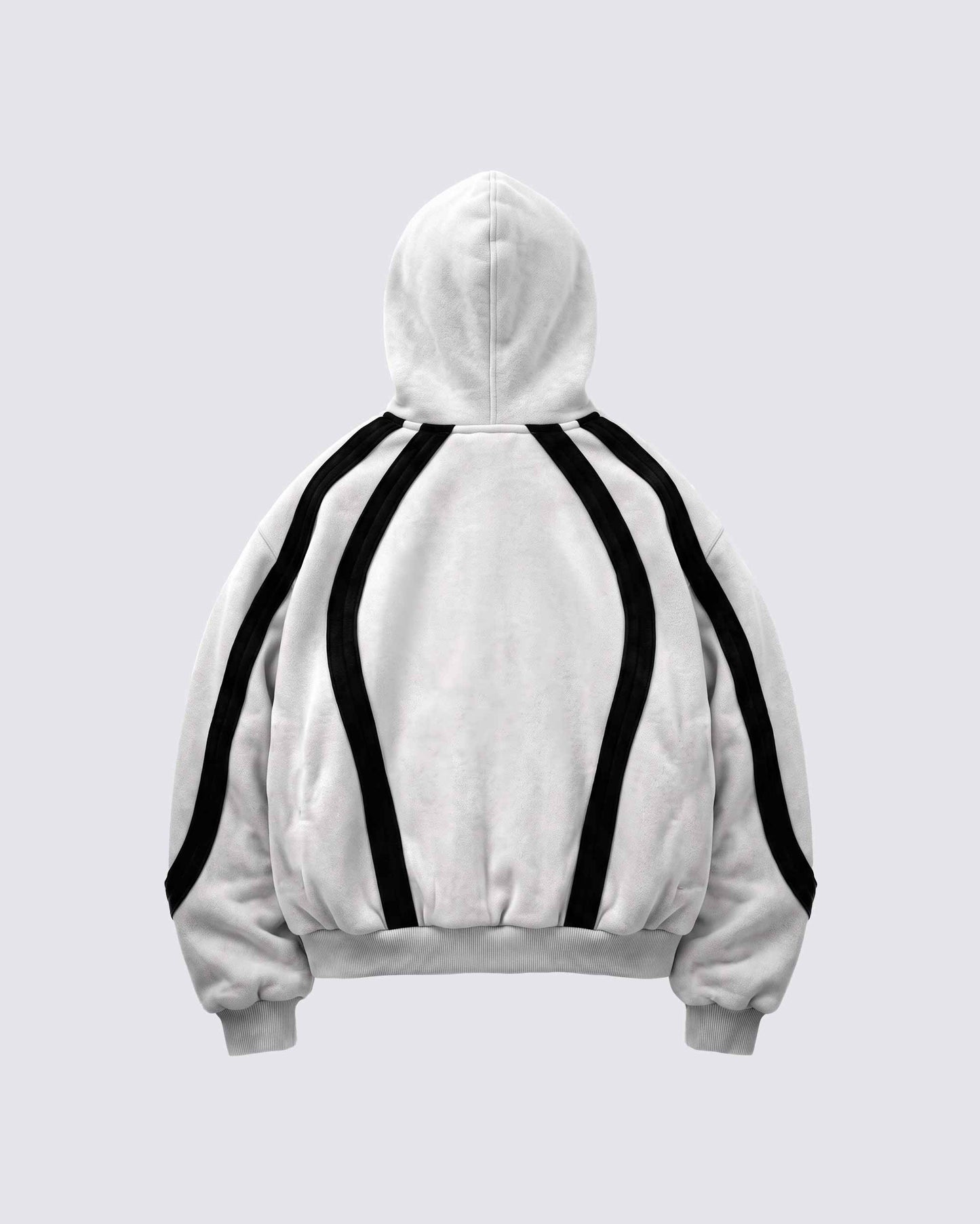 GRYFT SYMBIOTE Curved Contrast Zip-Up Hoodie