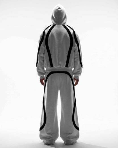 GRYFT SYMBIOTE Curved Contrast Zip-Up Hoodie