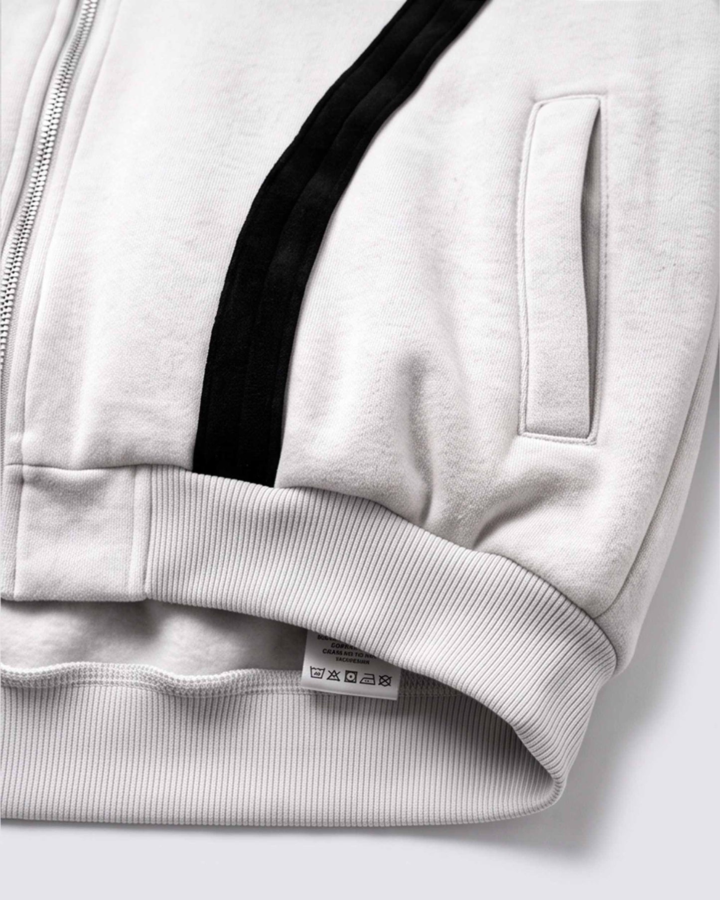 GRYFT SYMBIOTE Curved Contrast Zip-Up Hoodie