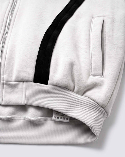 GRYFT SYMBIOTE Curved Contrast Zip-Up Hoodie