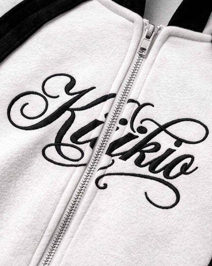 GRYFT SYMBIOTE Curved Contrast Zip-Up Hoodie