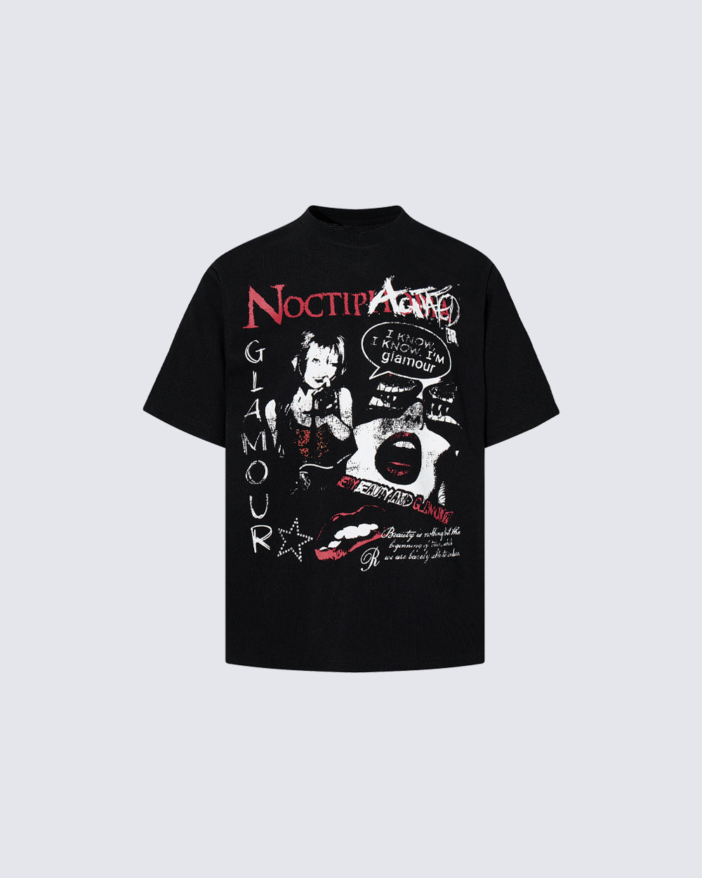New Waffle Washed Statement T-Shirt