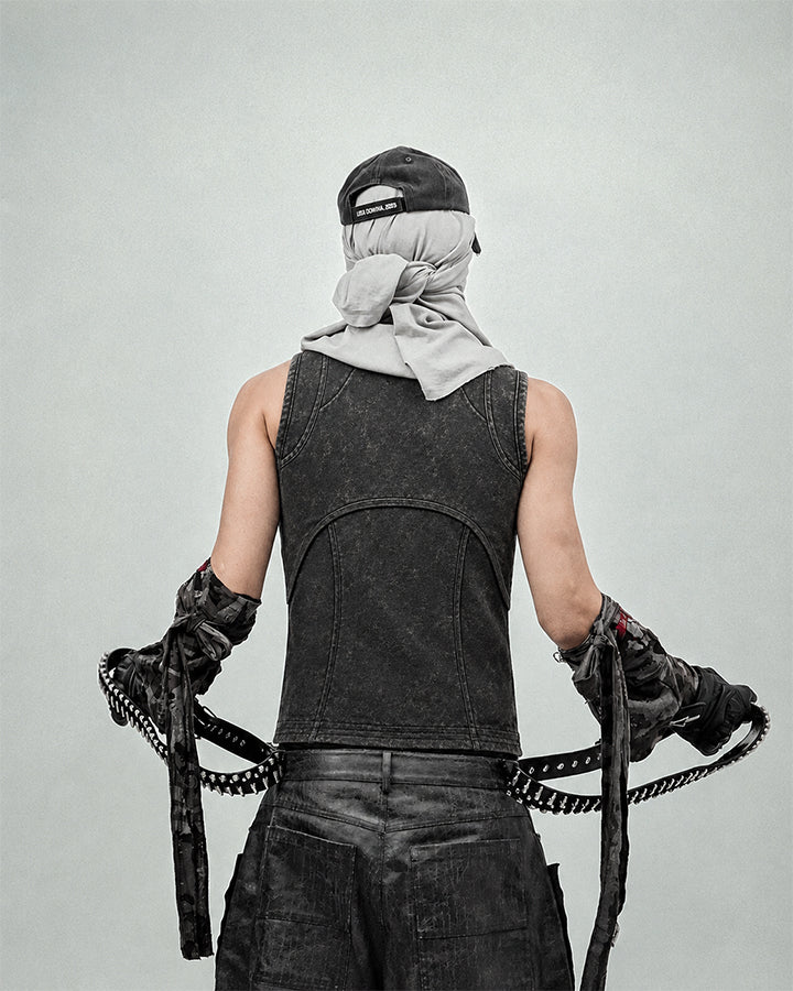 GRYFT Dark Washed Vest