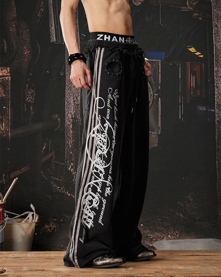 High-Street Casual Hip-Hop Pants