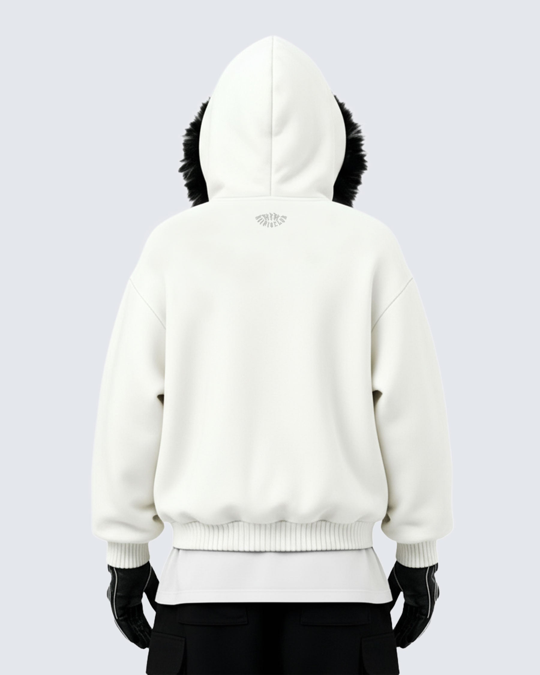 GRYFT Fur Collar Cozy Hoodie