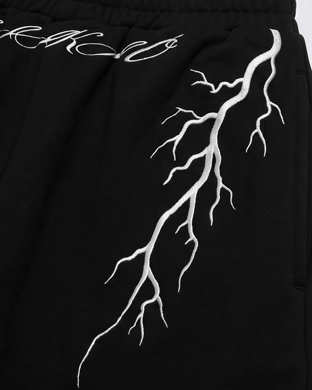 LIGHTNING Series | Layered Waist Wide-Leg Sweatpants
