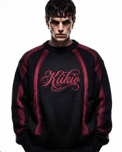 GRYFT SYMBIOTE Series | Retro Sport Patchwork Sweater