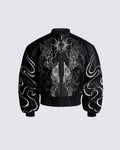 "Ascension Path" Embroidered Moto Jacket