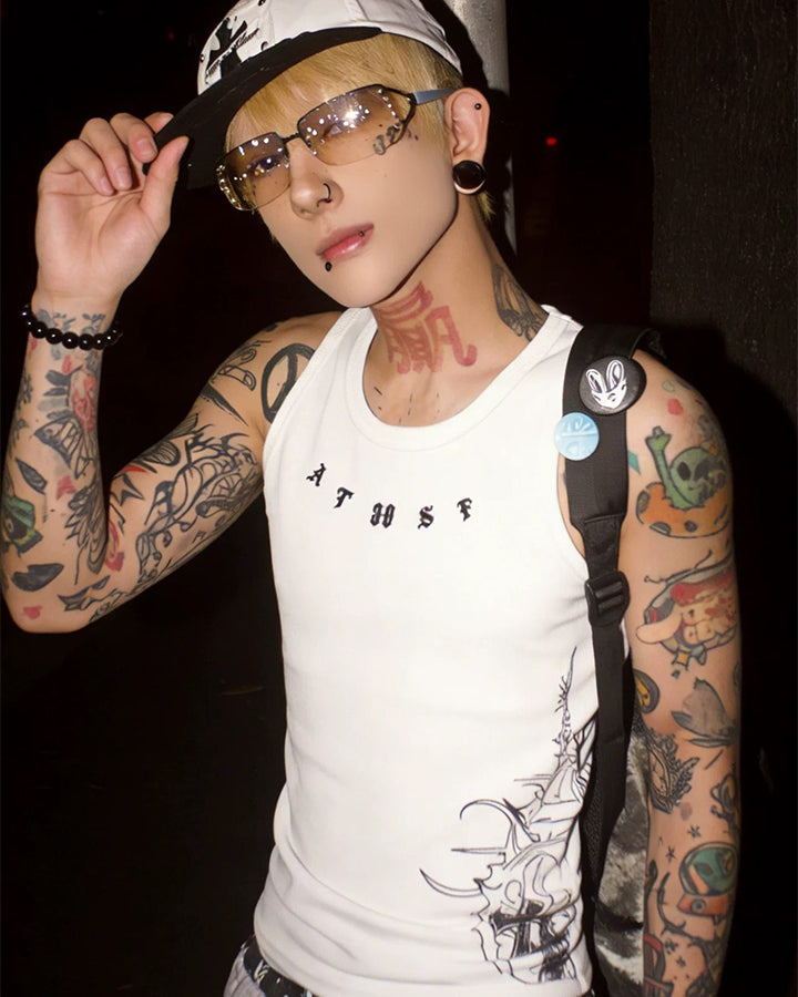 American Street Printed Tank Top New