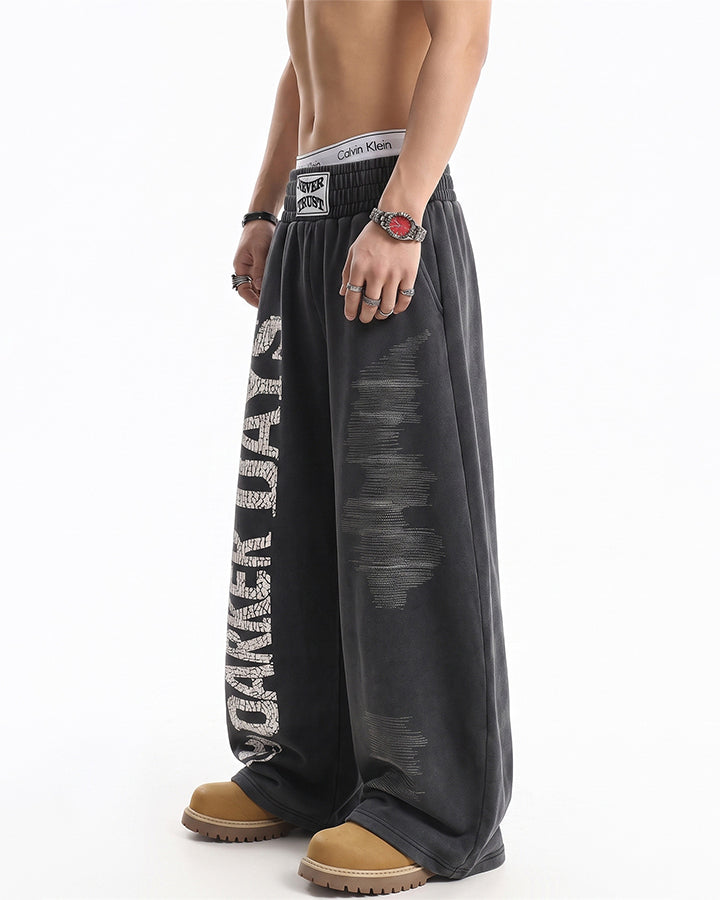 GRYFT Dark Washed Sweatpants