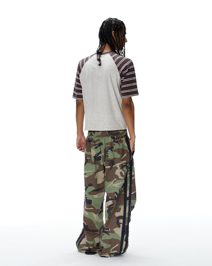 GRYFT Utility Double Waist Camo Cargo Pants