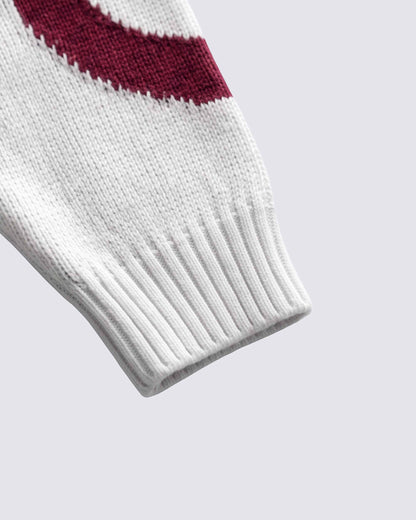 GRYFT SYMBIOTE Curved Contrast Knit Sweater
