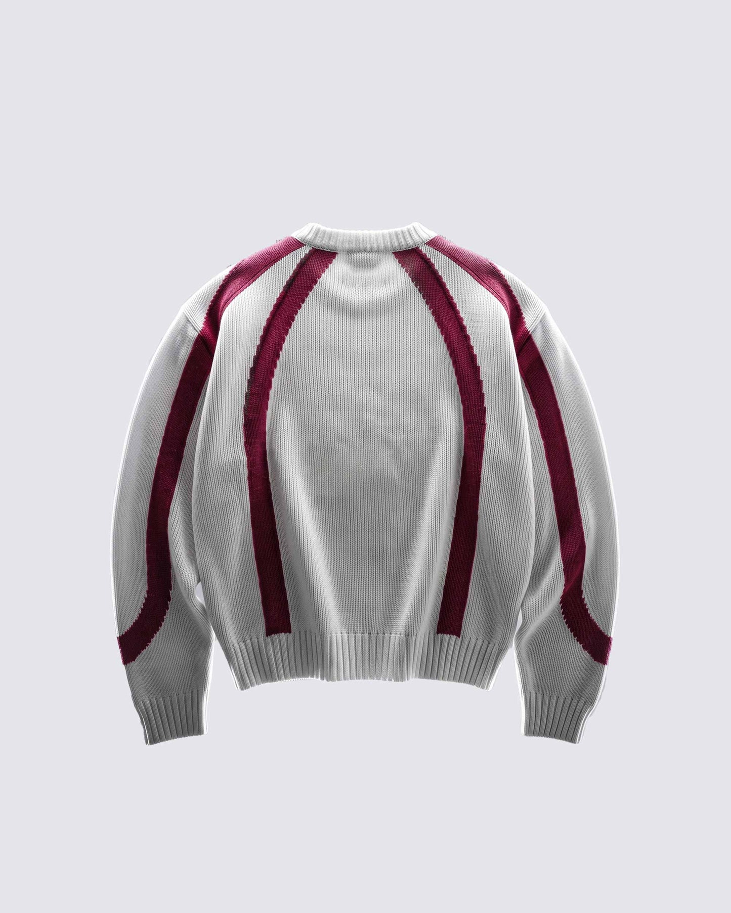 GRYFT SYMBIOTE Curved Contrast Knit Sweater
