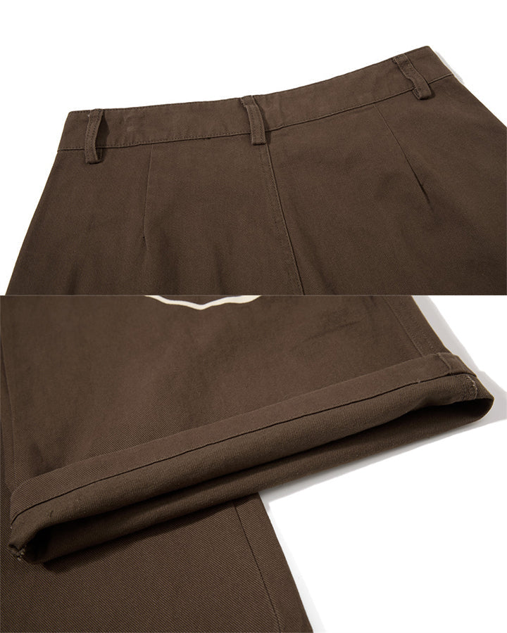 GRYFT Street Studded Graphic Multi-Pocket Wide-Leg Pants