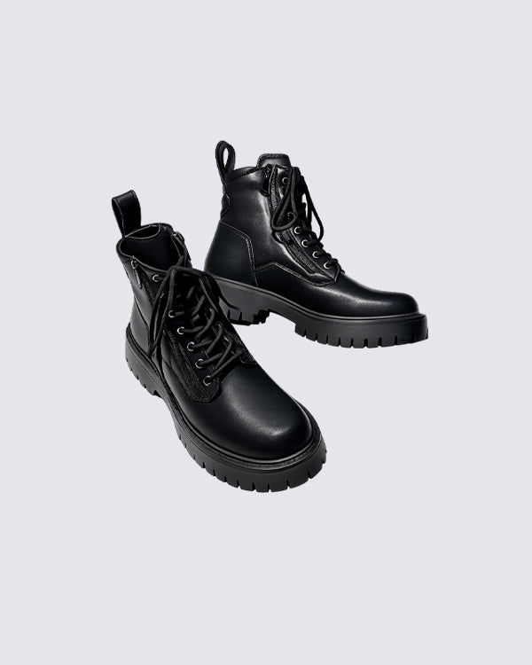 Side-Zip Workwear Martin Boots New