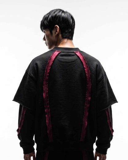 GRYFT SYMBIOTE Series | Retro Sport Layered Sweatshirt