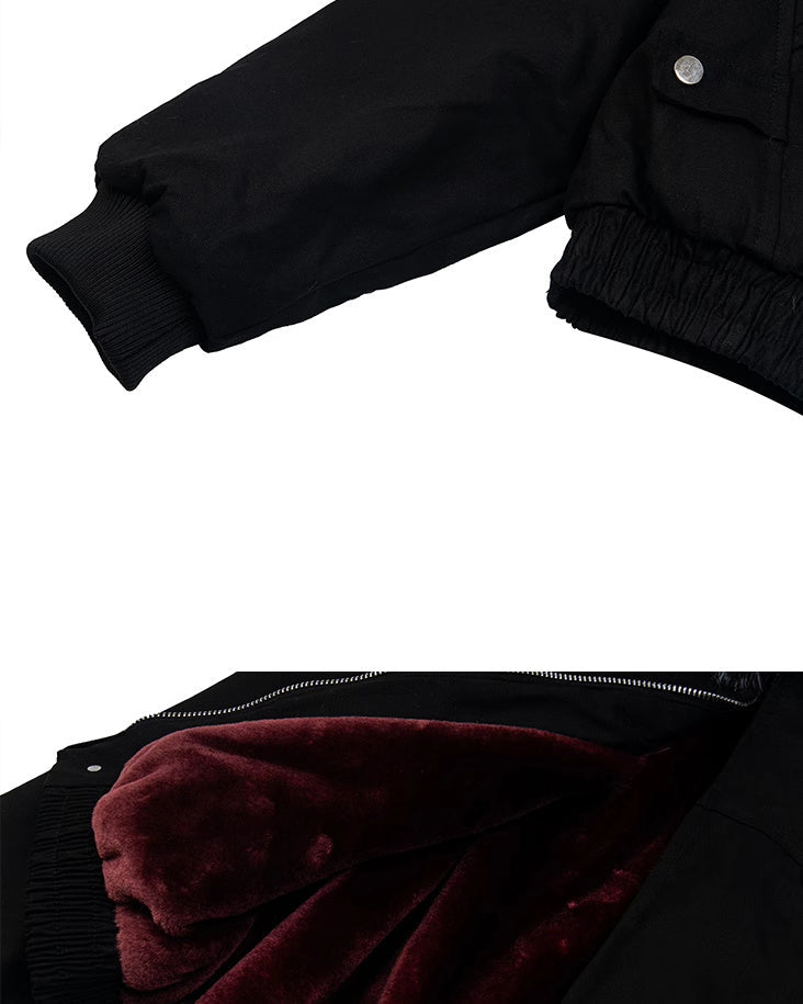 Faux Fur-Lined Hooded Coats